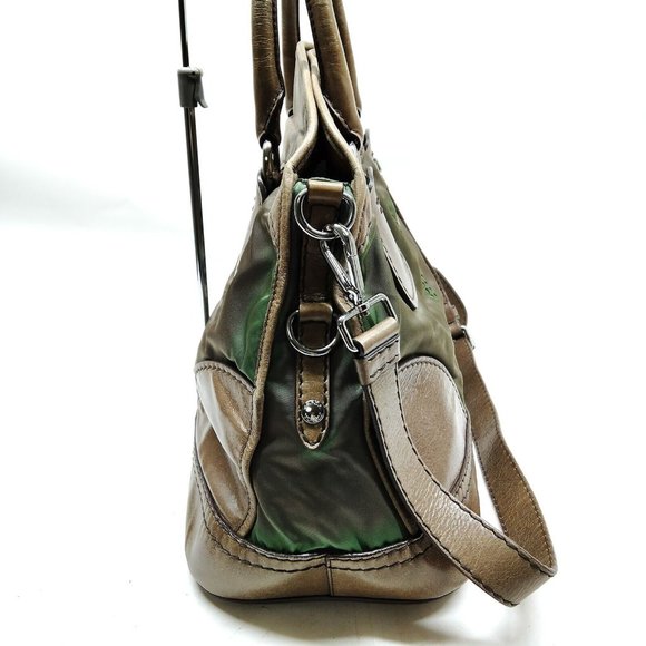 Prada Hand Bag Green Nylon,Leather 3219075 - Picture 3 of 9